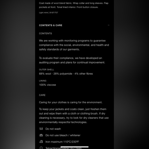 Zara Wool Blend Oversize Coat - Picture 9 of 14